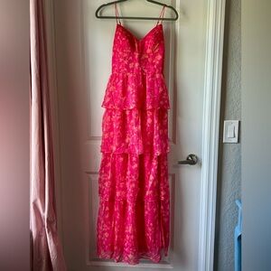Amanda Uprichard Fuchsia Dress
